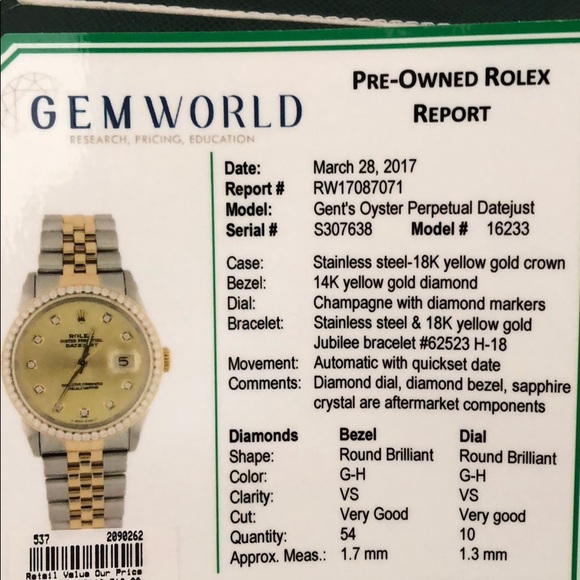Rolex Gent’s Oyster Perpetual Datejust - Picture 5 of 8